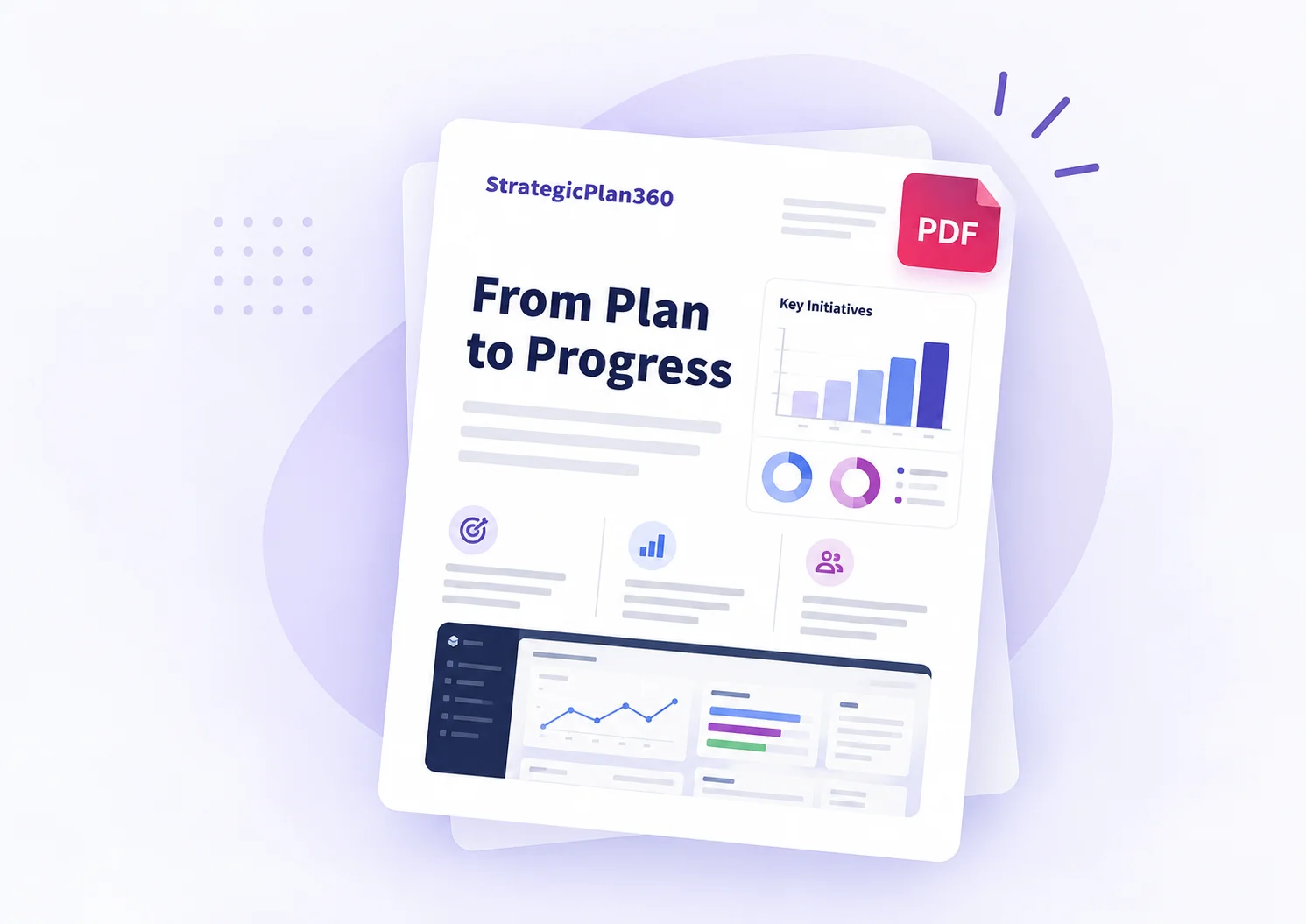 From Plan to Progress – StrategicPlan360 overview PDF preview